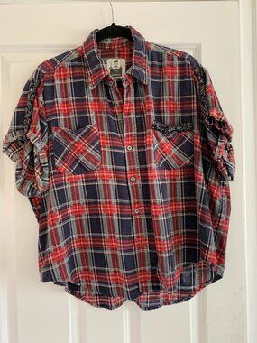 Furst of a Kind Plaid Flannel Shirt – Size M